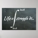 Life Integral - Math Poster<br><div class="desc">Life Integral</div>