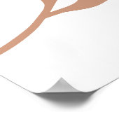 Life Is A Balance Of Holding Boho Wildflower Quote Poster (Ecke)