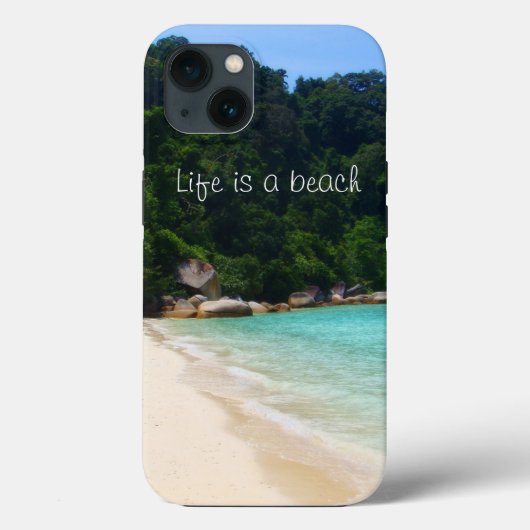 Life is a Beach Case-Mate iPhone Case (Rückseite)