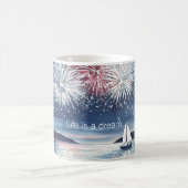 Life is A Dream Fireworks Kaffeetasse (Mittel)