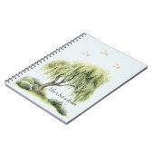 Life is a dream Tree Birds Notizblock (Linke Seite)