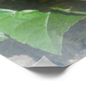 life is a journey with hibiscus poster (Ecke)