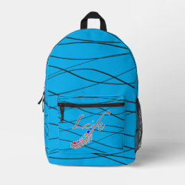 Life is a Roller Coaster Bedruckter Rucksack
