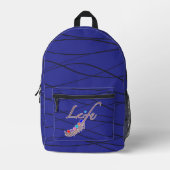 Life is a Roller Coaster Bedruckter Rucksack (Vorderseite)