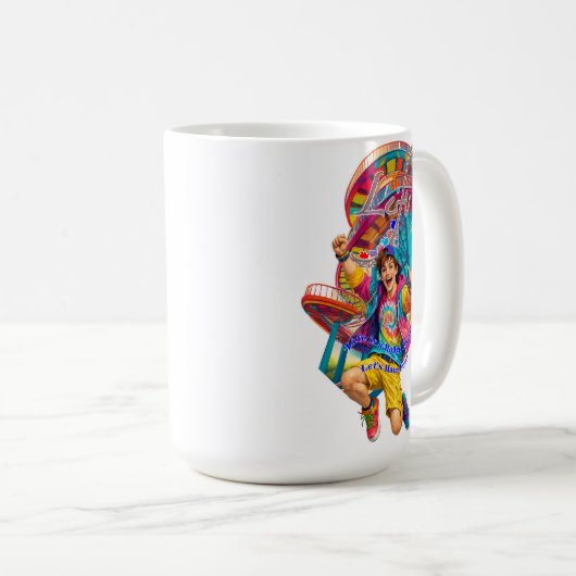 Life is a roller coaster. Let's have fun!!! Kaffeetasse (VorderseiteRechts)