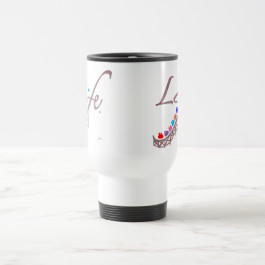 Life is a Roller Coaster Reisebecher (Mittel)