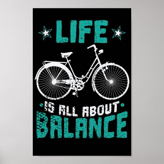 Life is all about Balance Poster (Vorne)