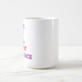 Life Is All About Experience Motivational Quote Kaffeetasse (Mittel)