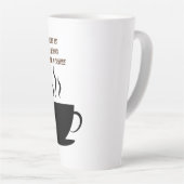 Life is being after a coffee milchtasse (Rechte Ecke)