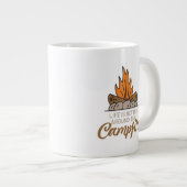 Life is Better Around the Campfire Jumbo-Tasse (Vorderseite Rechts)