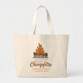 Life is Better Around the Campfire Tote Bag Jumbo Stoffbeutel (Vorne)