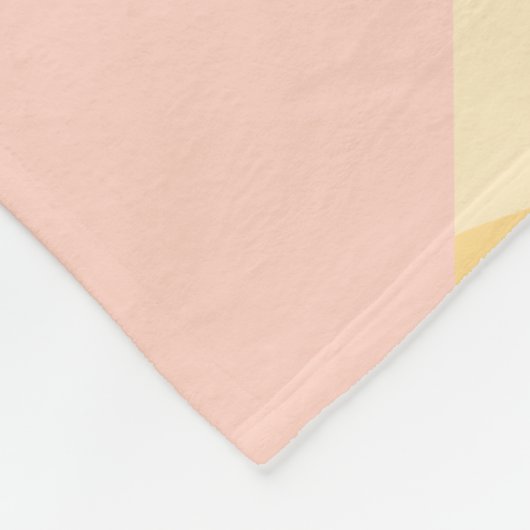 Life is better at beach yellow orange boho rustic  fleecedecke (Ecke)