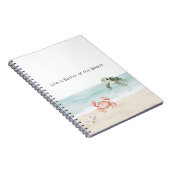 Life is Better at the Beach Starfish Sea Turtle Notizblock (Rechte Seite)