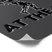 Life Is Better At The Gym Bodybuilding Motivationa Poster (Ecke)