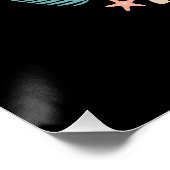 Life is Better in Flip-Flops – Fun Tropical Beach Poster (Ecke)