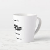 Life Is Better On Four Wheels Coffee Mug Milchtasse (Rechte Ecke)
