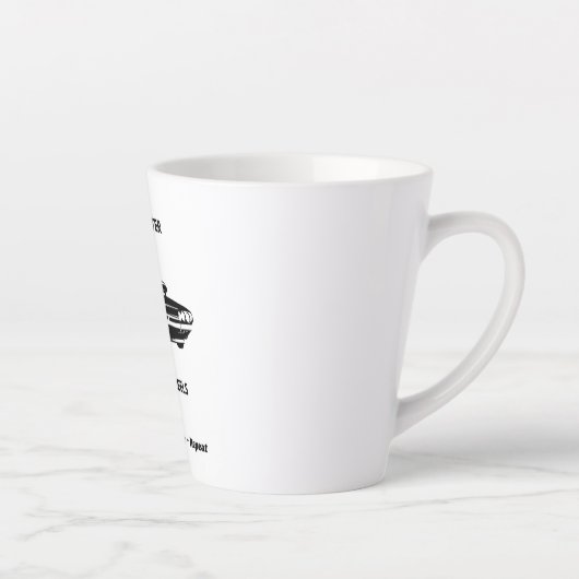 Life Is Better On Four Wheels Coffee Mug Milchtasse (Rechts)