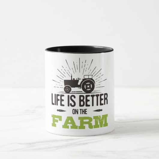 Life is Better on the Farm Tasse (Zentrum)