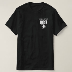 Life is Better When You Ride Vintage Snowboard T-Shirt