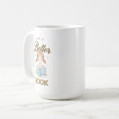 Life is Better with a Book Coffee/Tea Mug Kaffeetasse (Vorderseite Links)