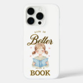 Life is Better with a Book iPhone Case (Rückseite)