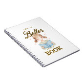 Life is Better with a Book Spiral Notebook Notizblock (Rechte Seite)