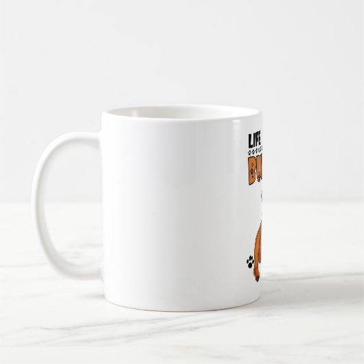 Life Is Better With A Bulldog Kaffeetasse (Links)