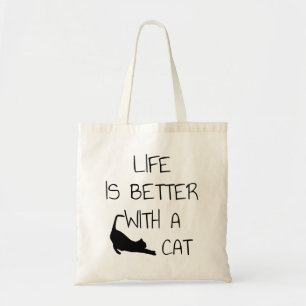 Life Is Better With A Cat - Cat Lovers Tragetasche