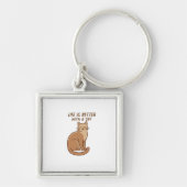 Life Is Better With a Cat – Cute Cat Lover Design Schlüsselanhänger (Vorne)