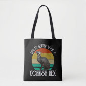 Life Is Better With A Cornish Rex Tasche (Vorderseite)