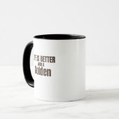 Life Is Better With a Golden Coffee Mug Tasse (Vorderseite Links)