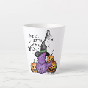 Life Is Better With A Witch Milchtasse