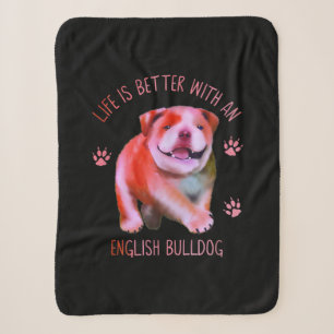 Life Is Better With An English Bulldog Funny Puppy Sherpadecke