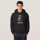 Life Is Better With An Owl Funny Owl Lover Hoodie (Vorne ganz)