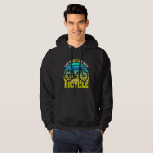 life is better with bicycle hoodie (Vorne ganz)