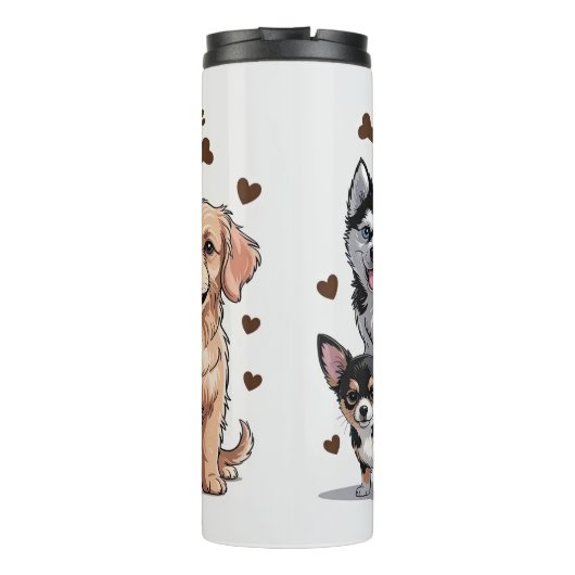 Life is Better with Dogs Thermosbecher (Rückseite)