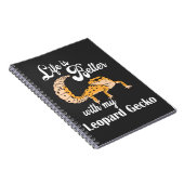 Life is Better with my Leopard Gecko Notizblock (Rechte Seite)