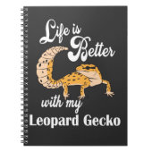 Life is Better with my Leopard Gecko Notizblock (Vorderseite)