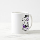 Life Is Better With Puppy Dogs Cute Dog Lover Kaffeetasse (VorderseiteRechts)