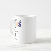 Life Is Better With Puppy Dogs Cute Dog Lover Kaffeetasse (Vorderseite Links)
