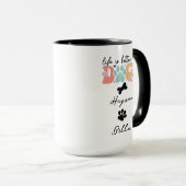 Life Is Better With Puppy Dogs Cute Dog Lover Tasse (VorderseiteRechts)