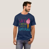 Life Is Better With Sprinkles Sweet Ice Cream T-Shirt (Vorne ganz)