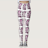 Life Is Colourful - Designerlogo Leggings (Vorderseite)