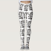 Life Is Colourful - Designerlogo Leggings (Vorderseite)