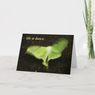 Life is dance. karte