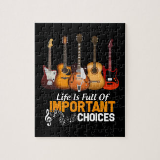 Life is full of important choice guitar puzzle