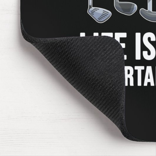 Life Is Full Of Imrtant Choices Golf Christmas Mousepad (Ecke)