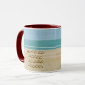 Life is great at the beach, beach mugs tasse (Vorderseite Links)