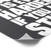 Life Is Hard It Is Even Harder If You Are Stud Sar Poster (Ecke)