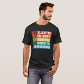 Life is just better when I m Singing Vocal Acapell T-Shirt (Vorne ganz)